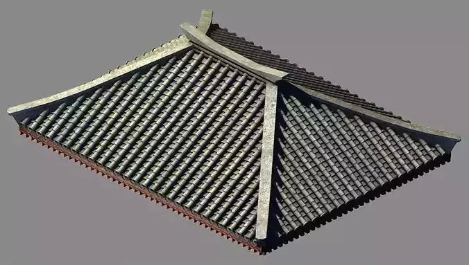 Tang Building - Decoration - Roof 10