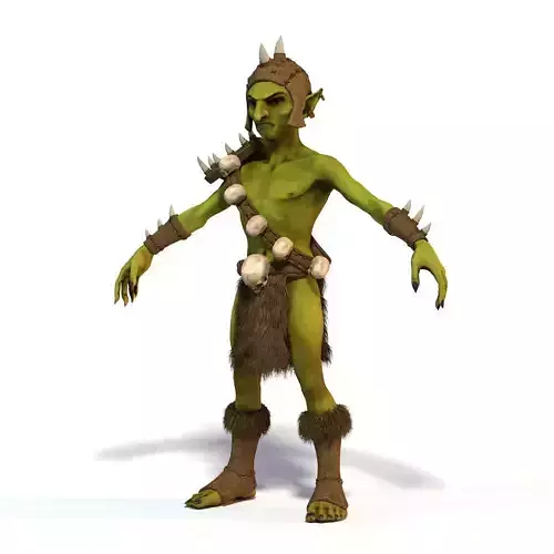 Goblin Troll Orc Character 3d model