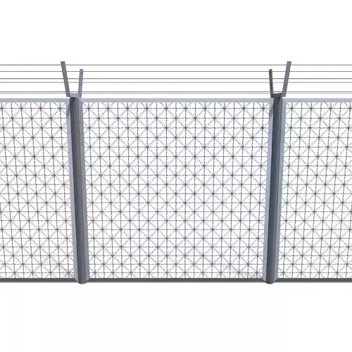 Low Poly Modular Fence 4