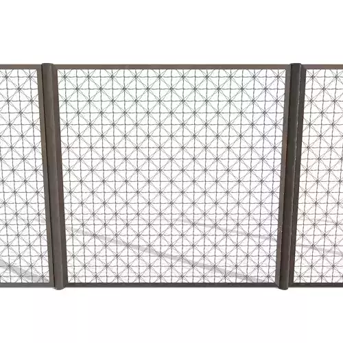 Low Poly Modular Fence 11