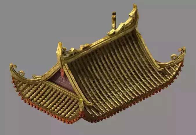 Tang Building - Decoration - Roof 15