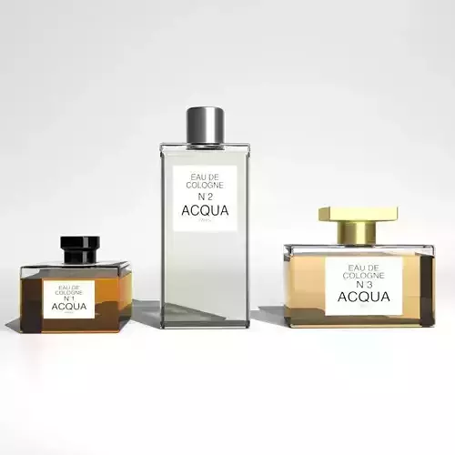 3D model Perfume Cologne Bottles