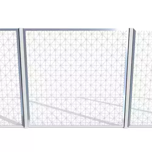 Low Poly Modular Fence 13