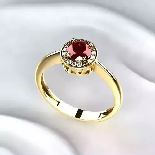 Ruby Gold Ring