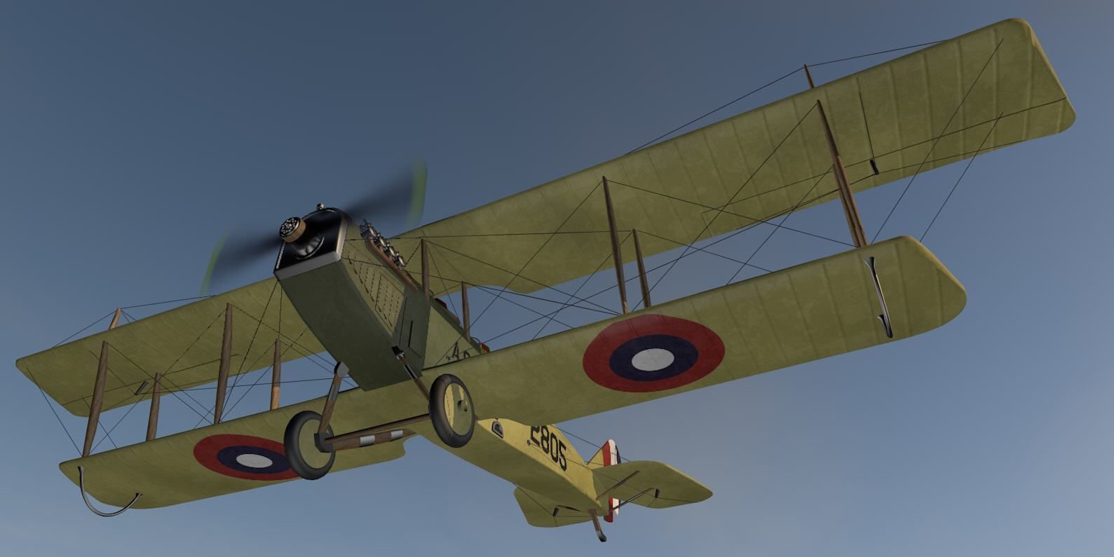 Curtiss JN-4D Jenny 3D model_11