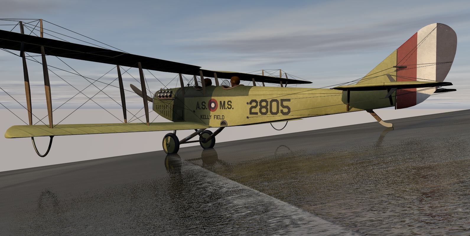 Curtiss JN-4D Jenny 3D model_3