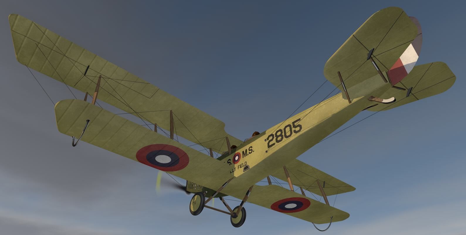 Curtiss JN-4D Jenny 3D model_12