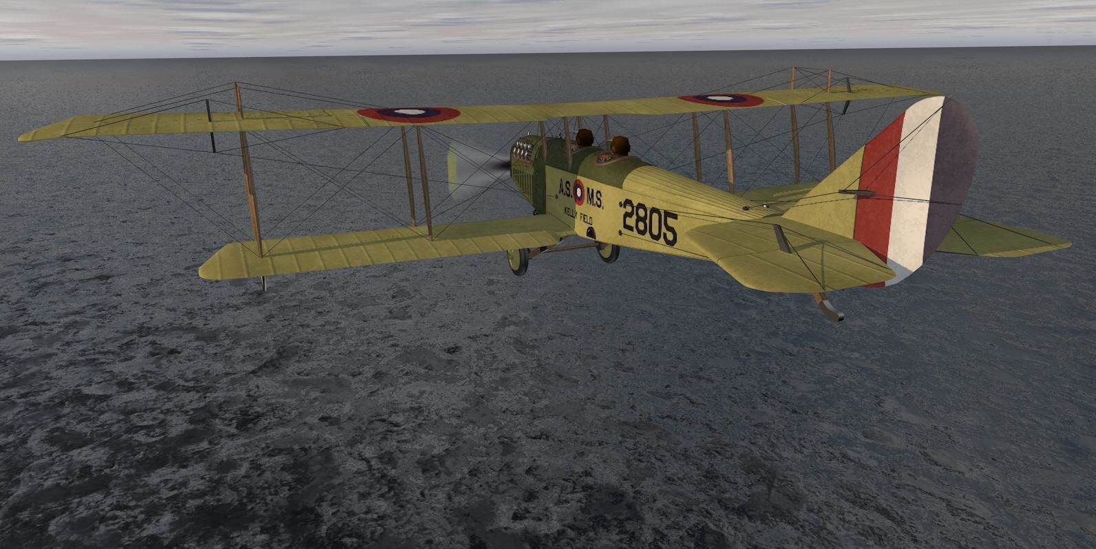 Curtiss JN-4D Jenny 3D model_10