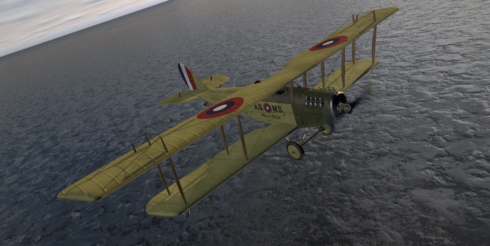 Curtiss JN-4D Jenny 3D model_8