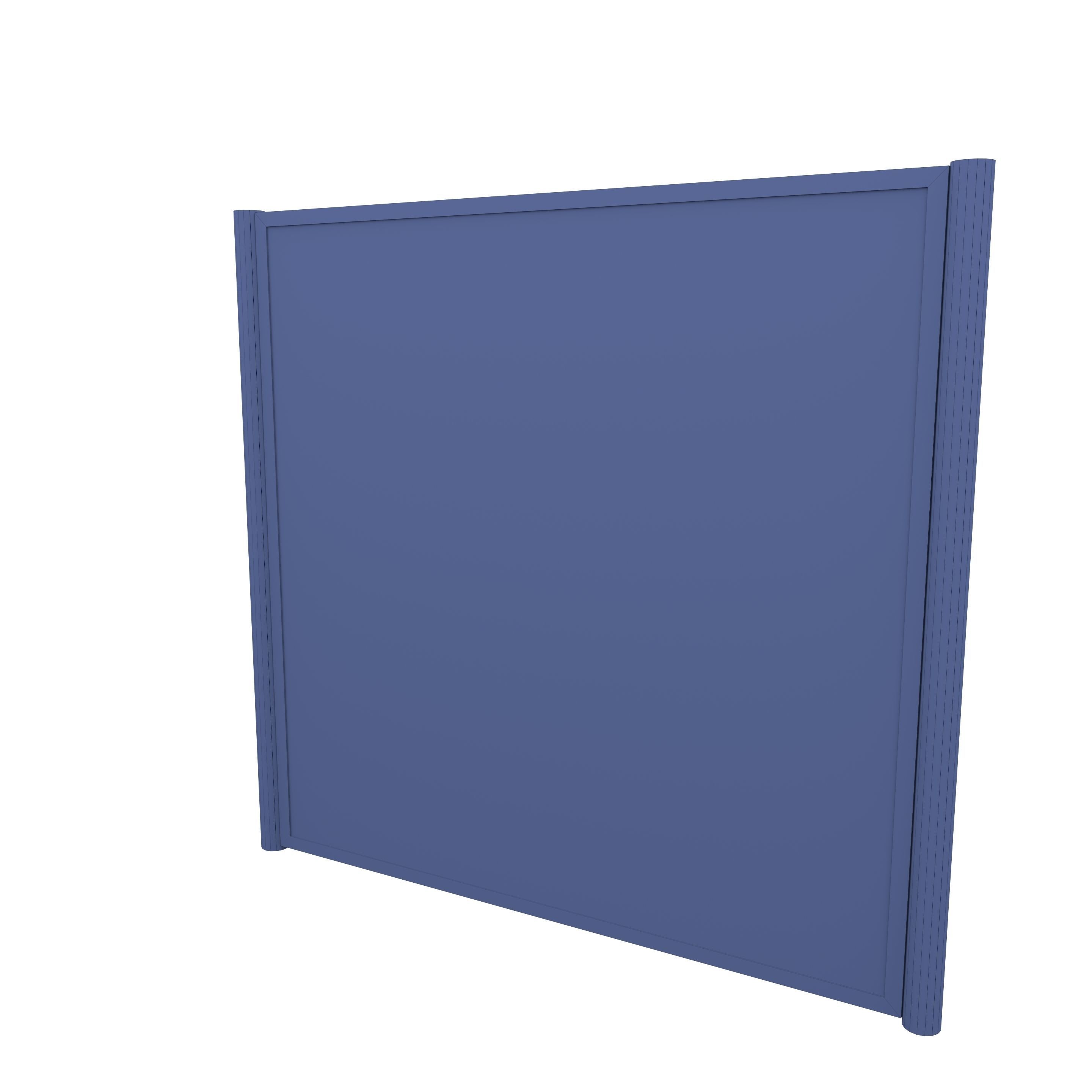 Low Poly Modular Fence 15 Low-poly 3D model_7