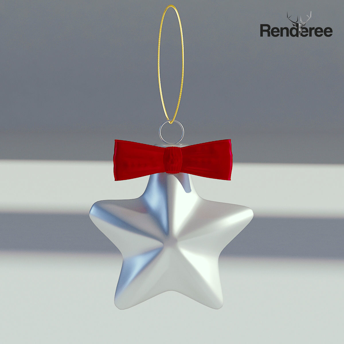 Christmas Balls and Decorations 3D model_3