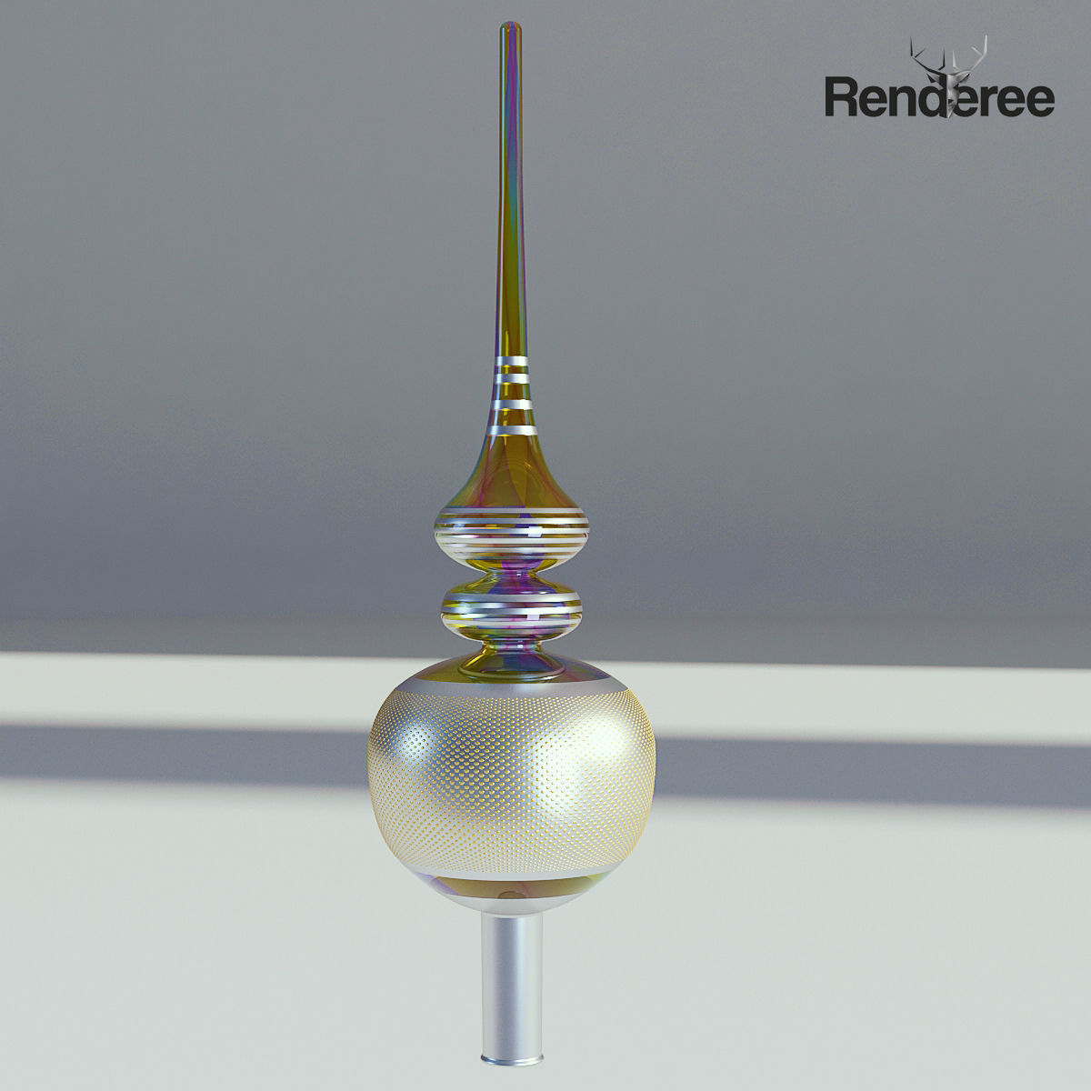 Christmas Balls and Decorations 3D model_14