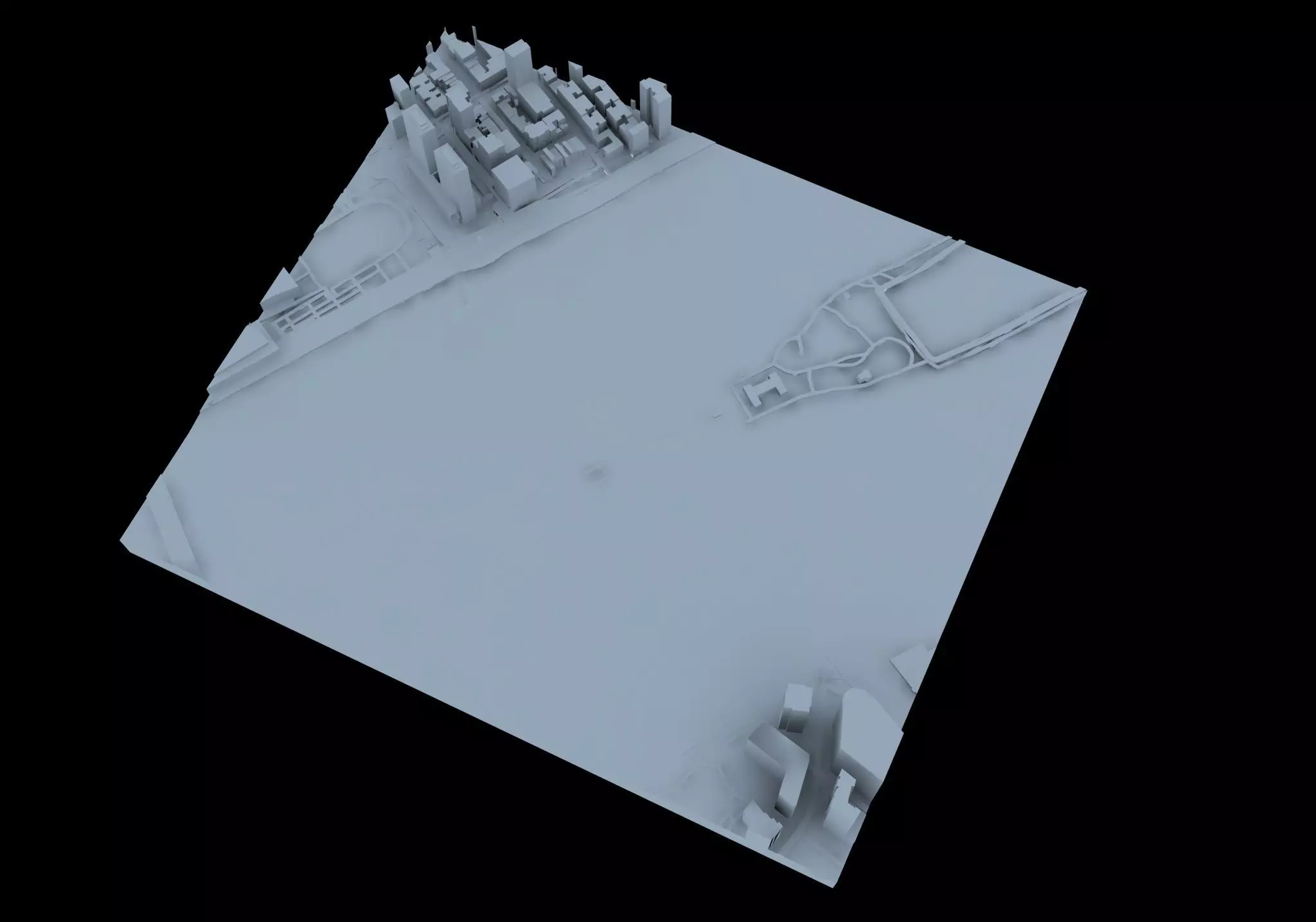 New York City model puzzle 3D print model_0