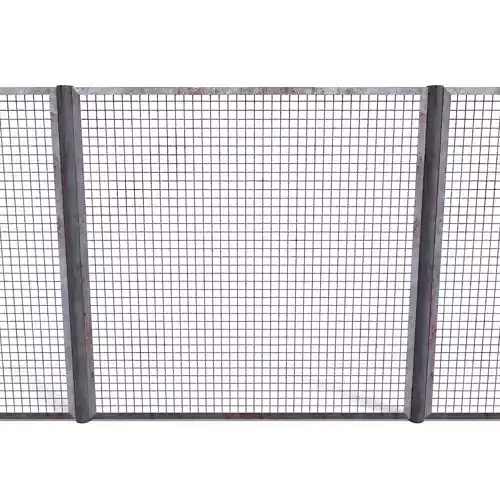 Low Poly Modular Fence 18