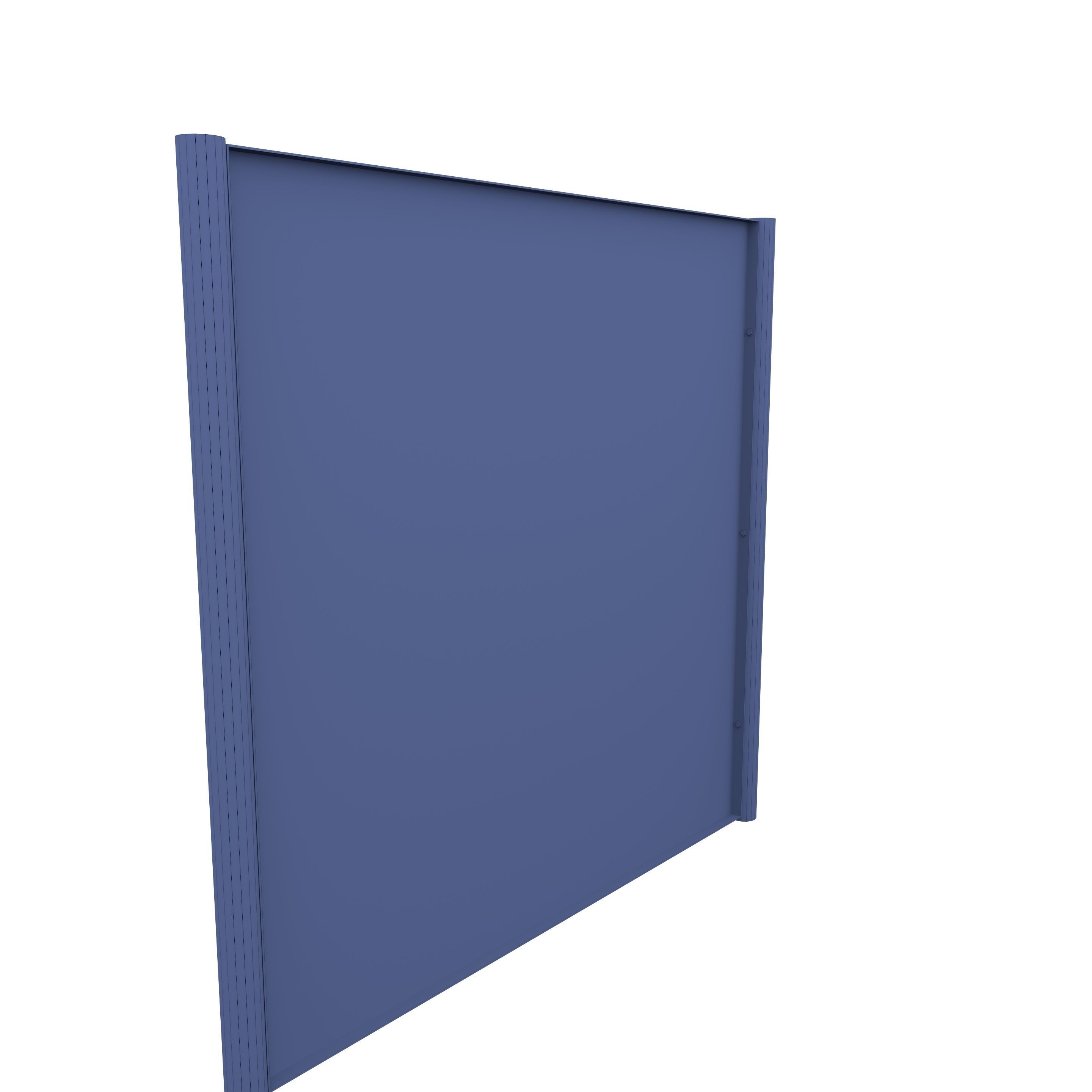 Low Poly Modular Fence 18 Low-poly 3D model_4