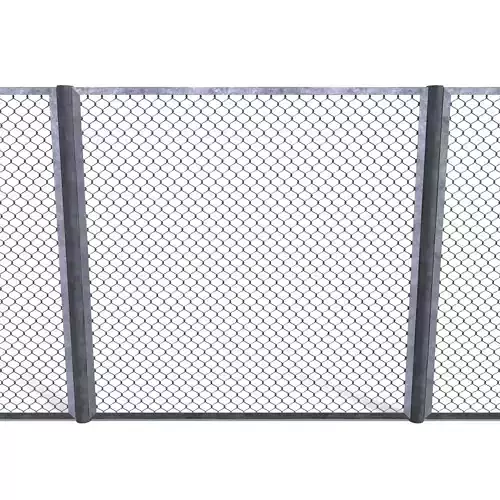 Low Poly Modular Fence 19