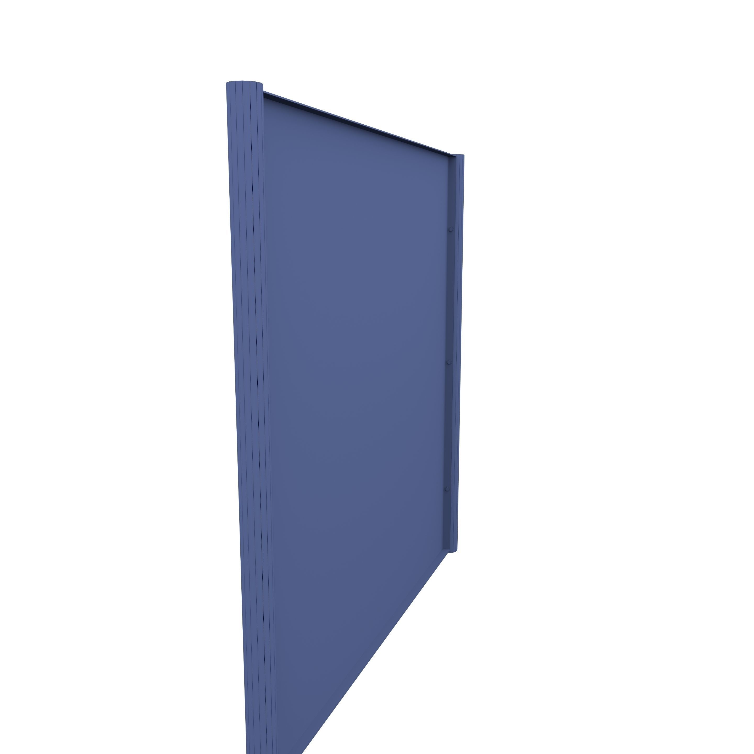 Low Poly Modular Fence 19 Low-poly 3D model_4