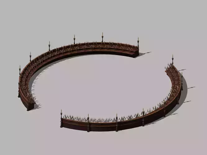 Tang Marriage - ground candlestick 01