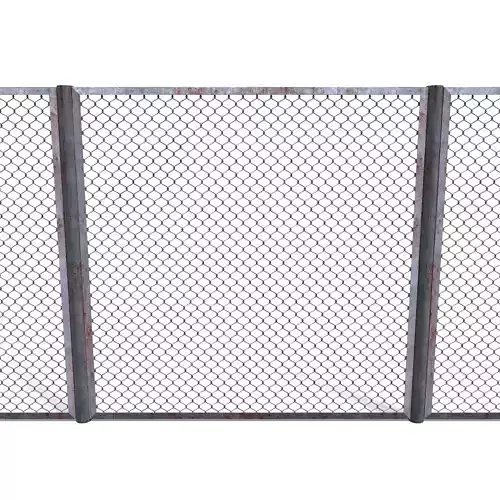 Low Poly Modular Fence 20