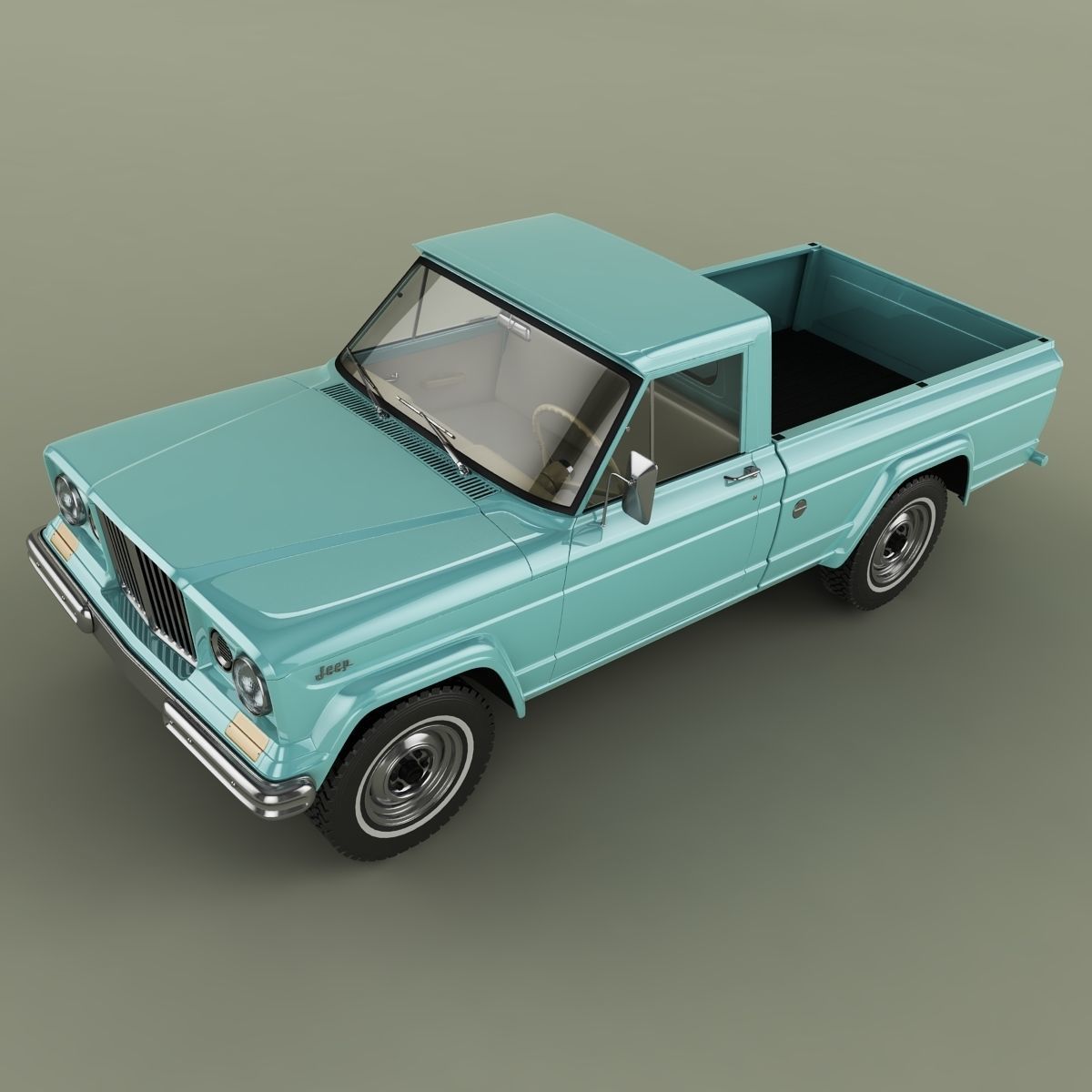 Jeep Gladiator Townside  3D model_5