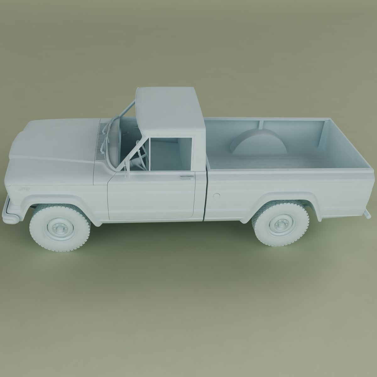 Jeep Gladiator Townside  3D model_11