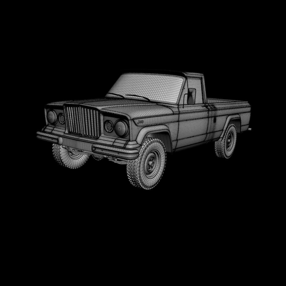 Jeep Gladiator Townside  3D model_14