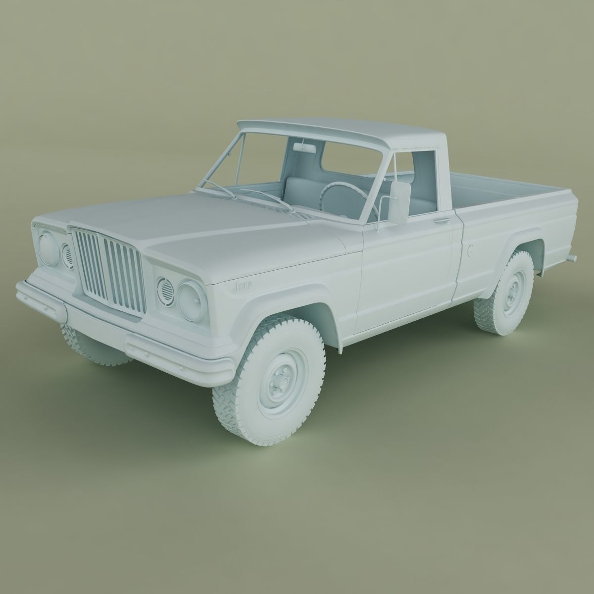 Jeep Gladiator Townside  3D model_10