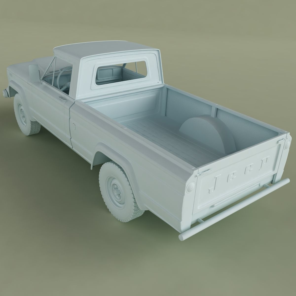 Jeep Gladiator Townside  3D model_12