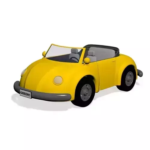 3D Cartoon Car