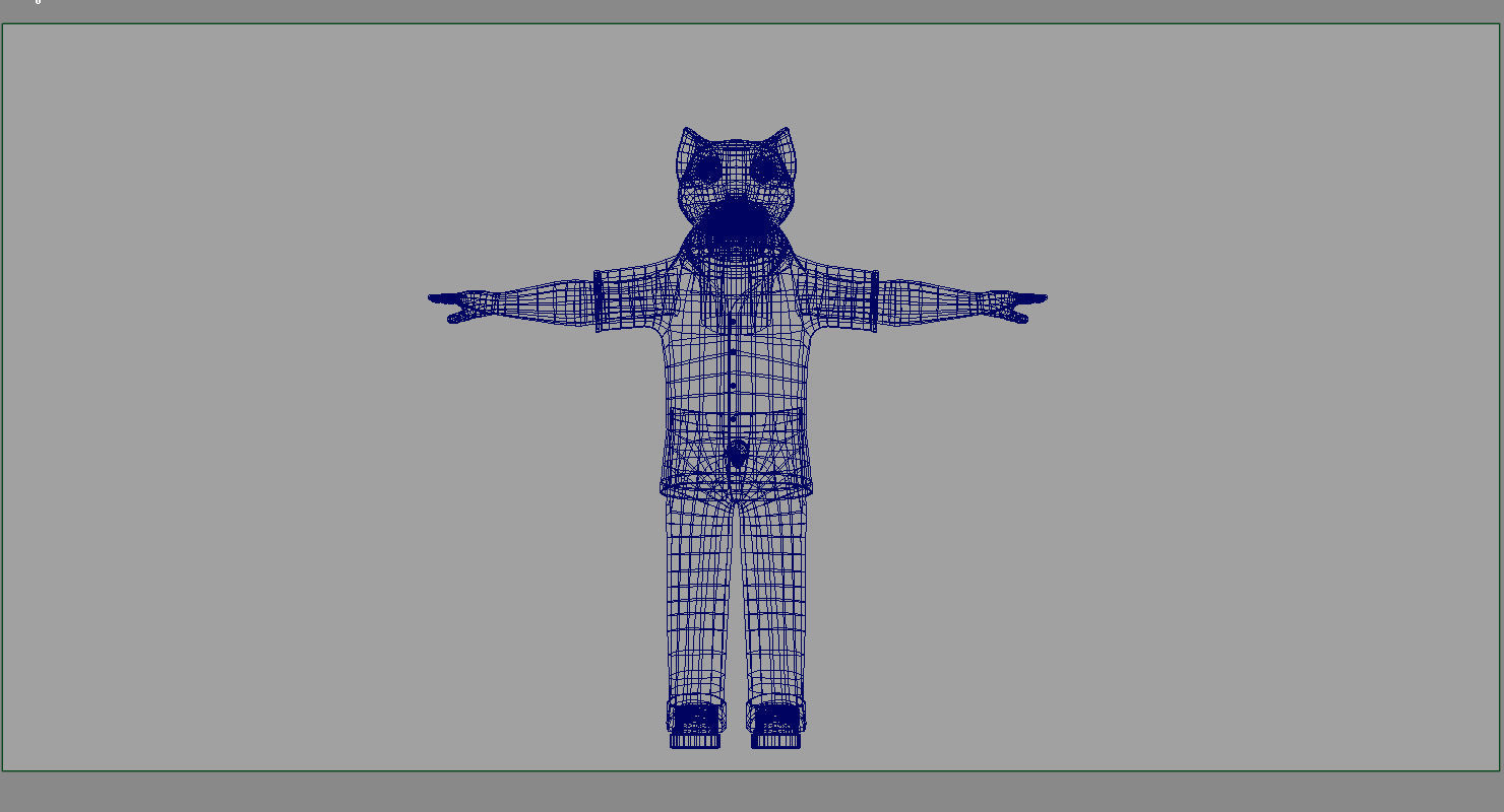 stuart little rat cartoon 3d model 3D model_12