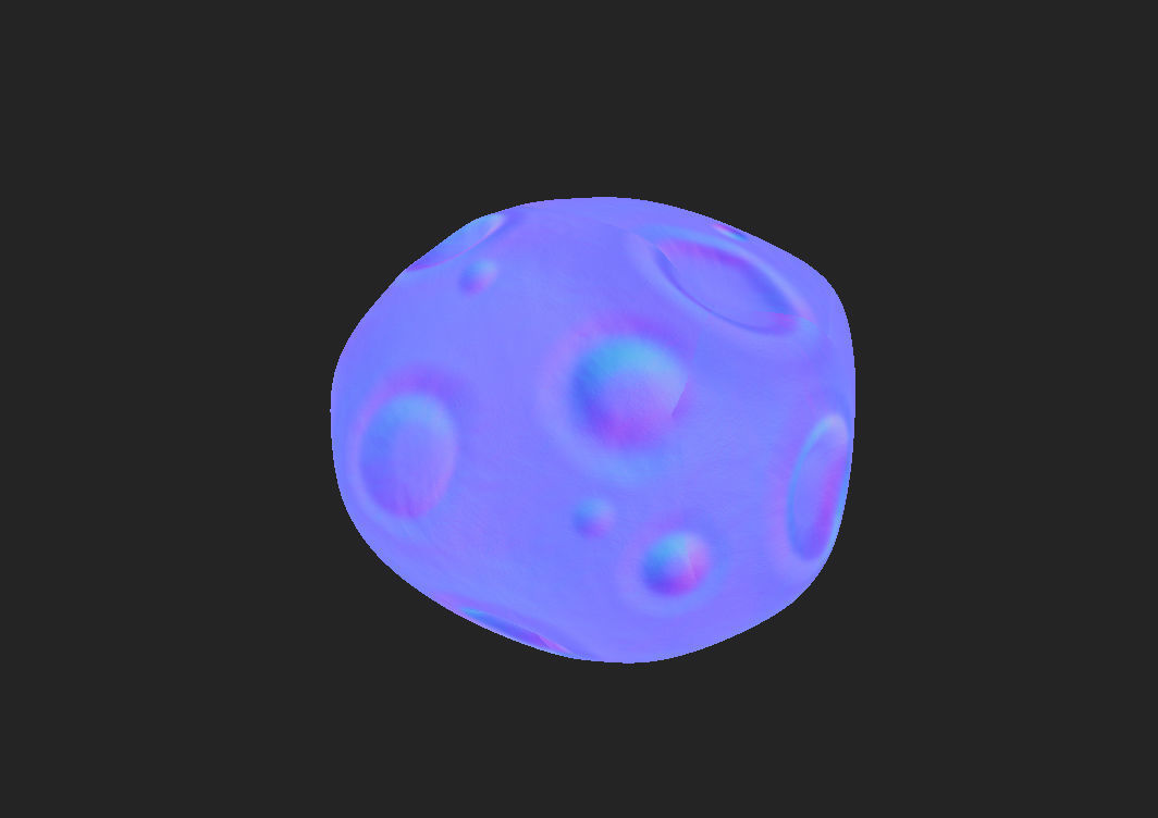 Meteorite 3D model_8