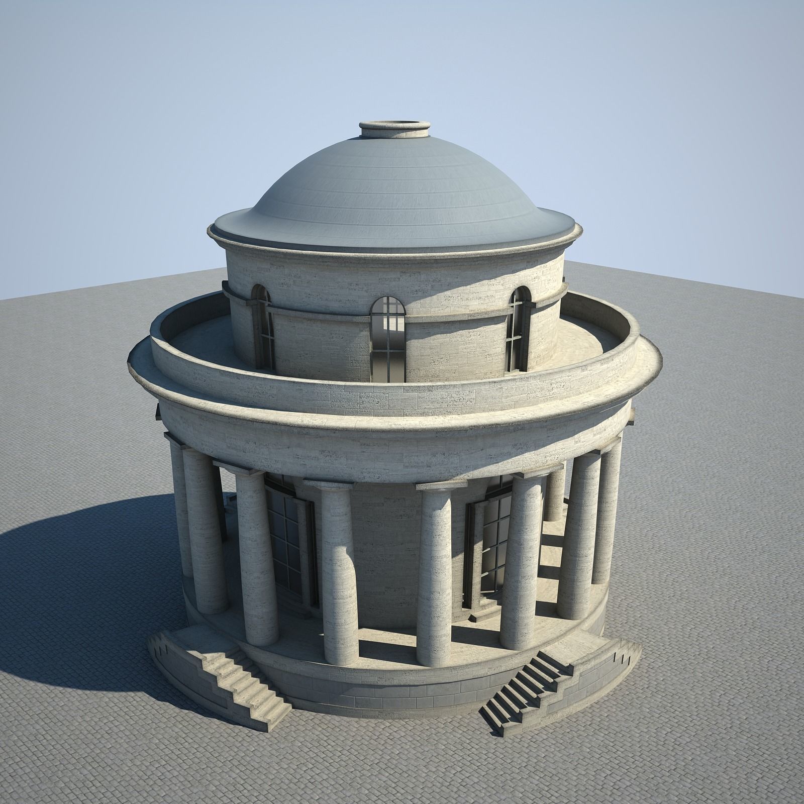 Classical Rotunda 3D model_4