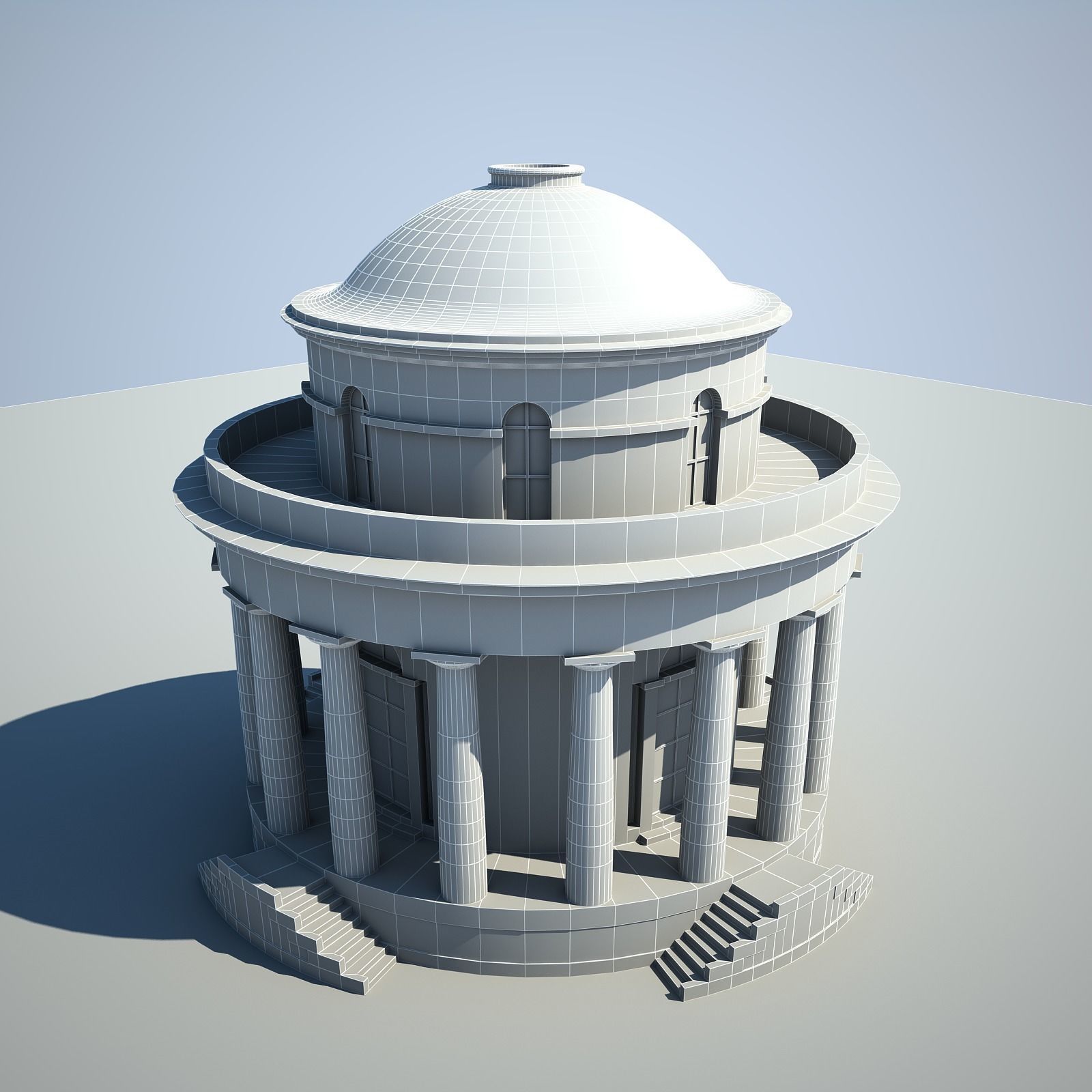 Classical Rotunda 3D model_9