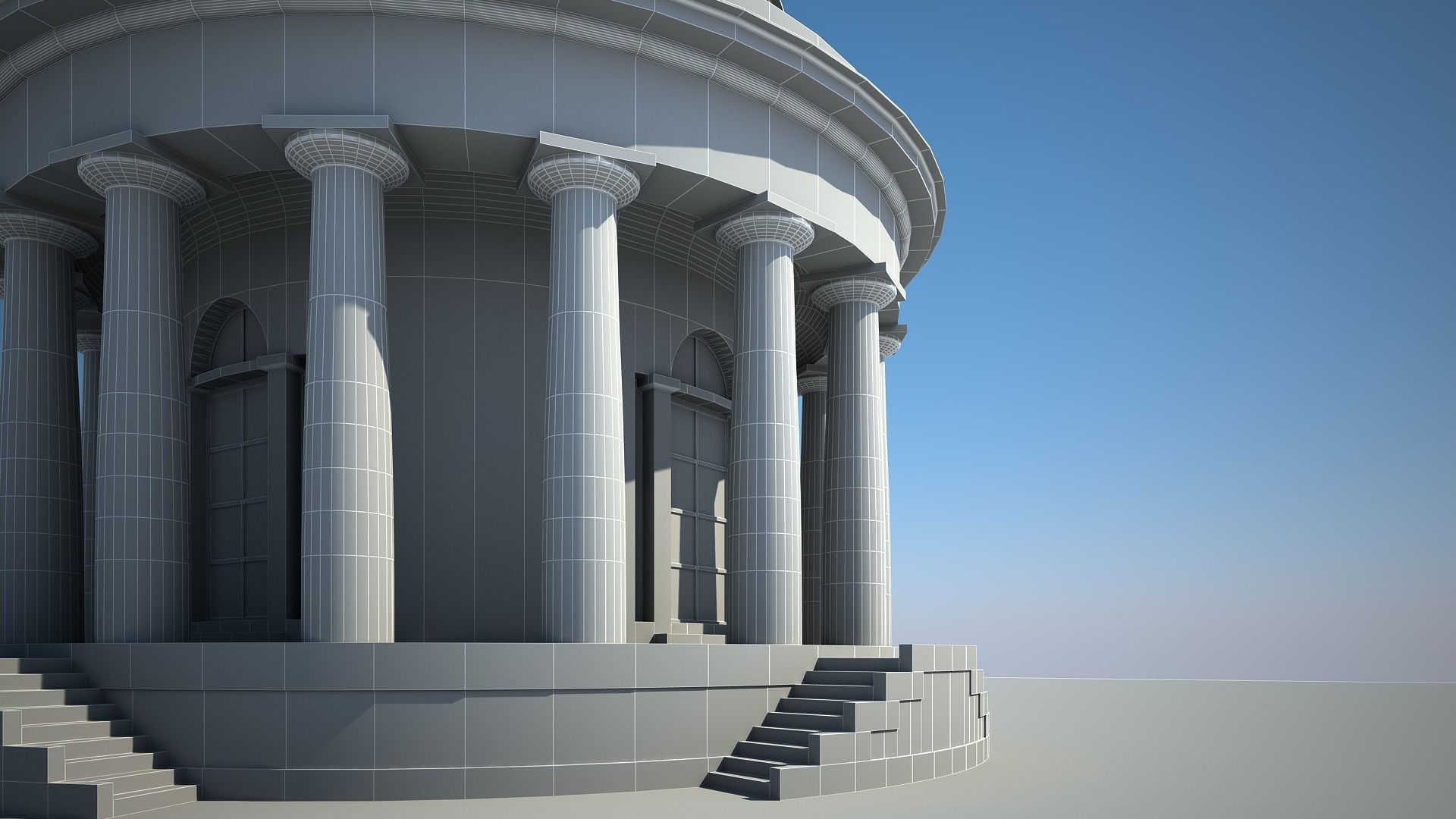 Classical Rotunda 3D model_8