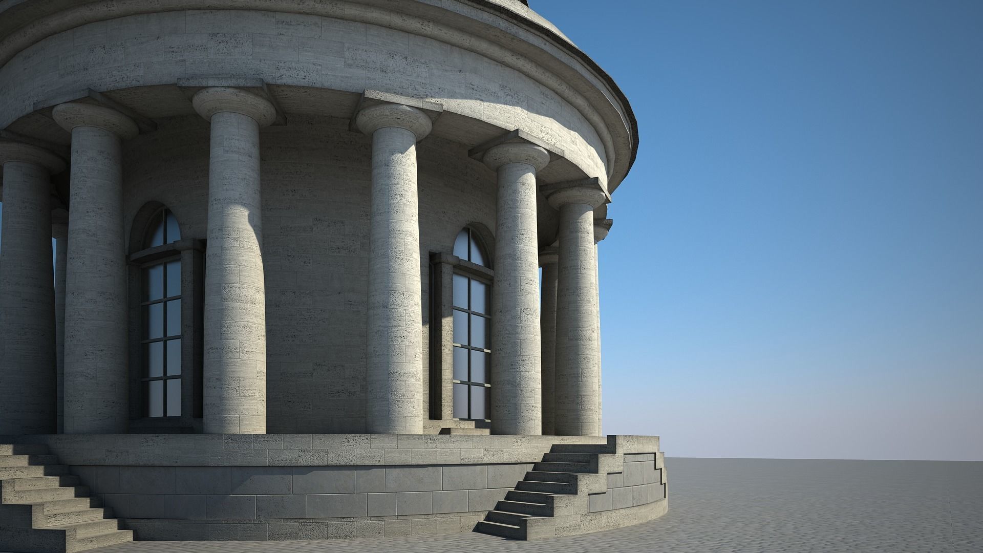 Classical Rotunda 3D model_3