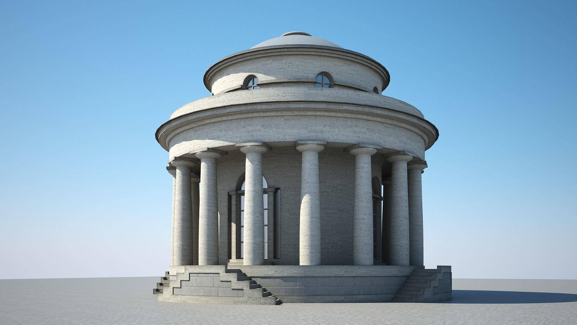 Classical Rotunda 3D model_1