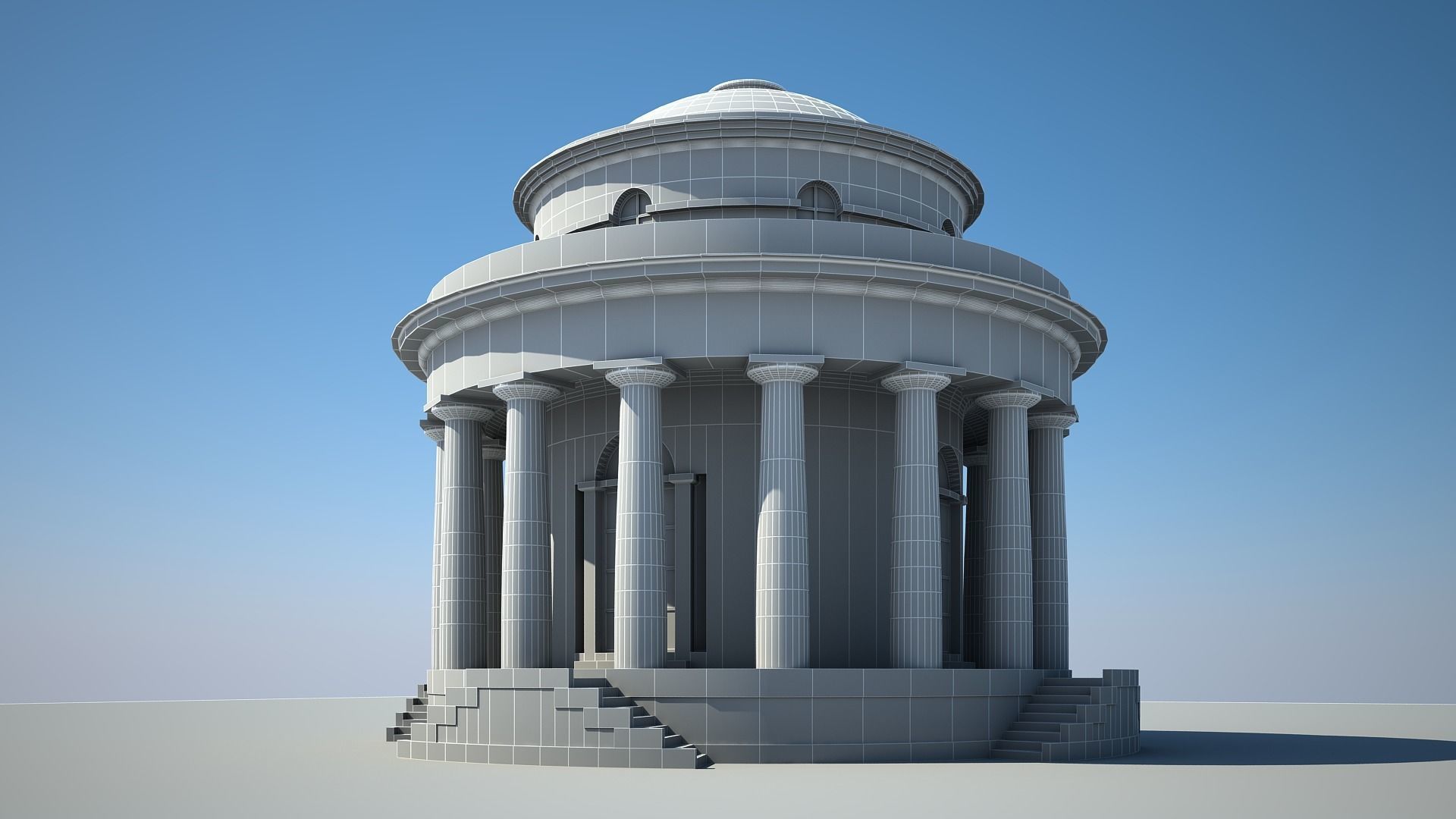 Classical Rotunda 3D model_6