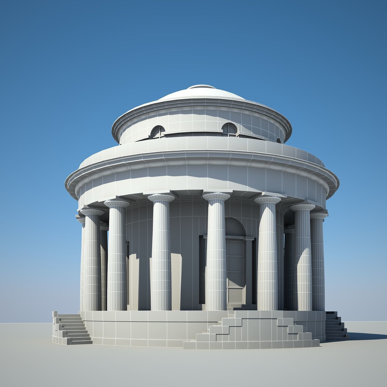 Classical Rotunda 3D model_5