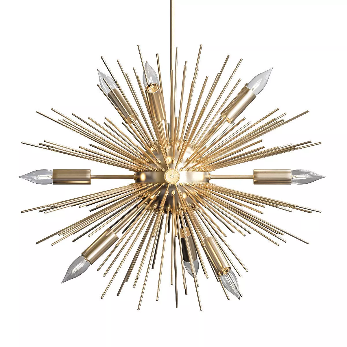 Possini starburst hanging lamp 3D model_0