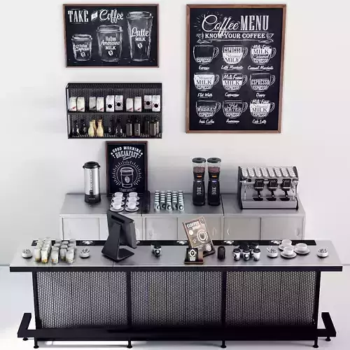 Coffee Bar 3D model