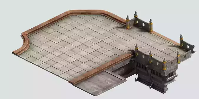 Tang Magic Palace - the floor 01 3D model