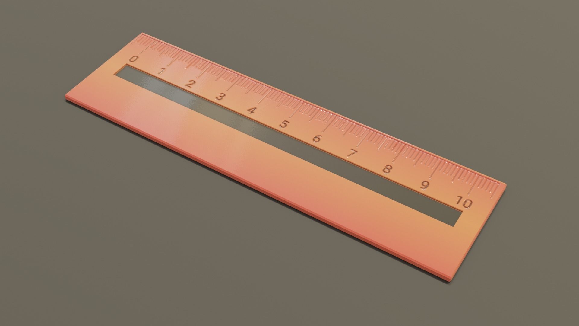 Math Geometry Tool Set Low-poly 3D model_17