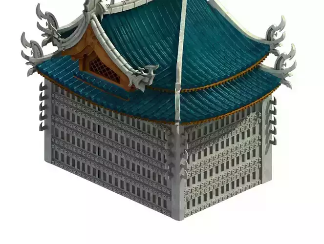 Tang Magic Palace - House 01 3D model