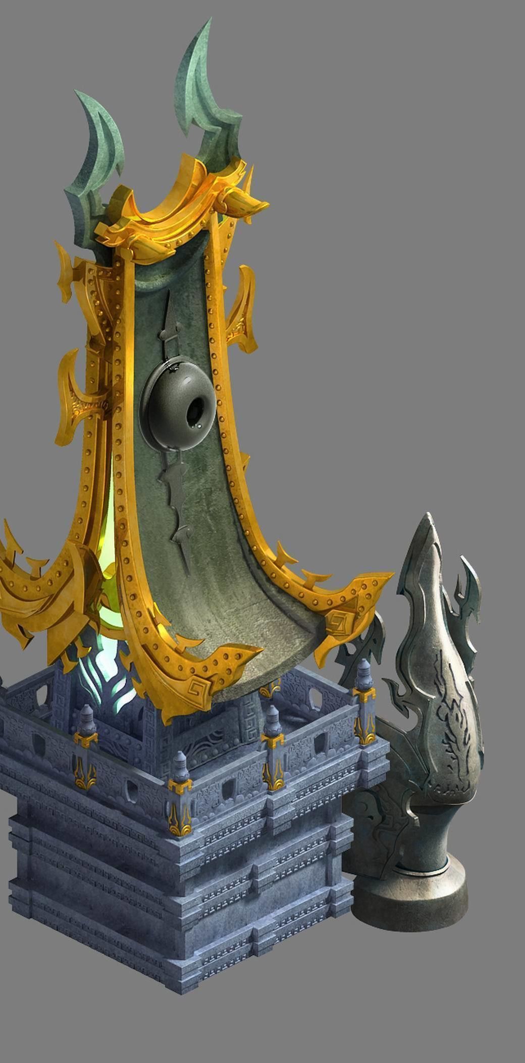 Tang Magic Palace - Attic 02 3D model_1