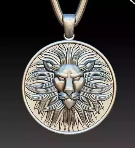 lion head 3D print model