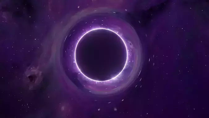 Blackhole hole in space 3D model