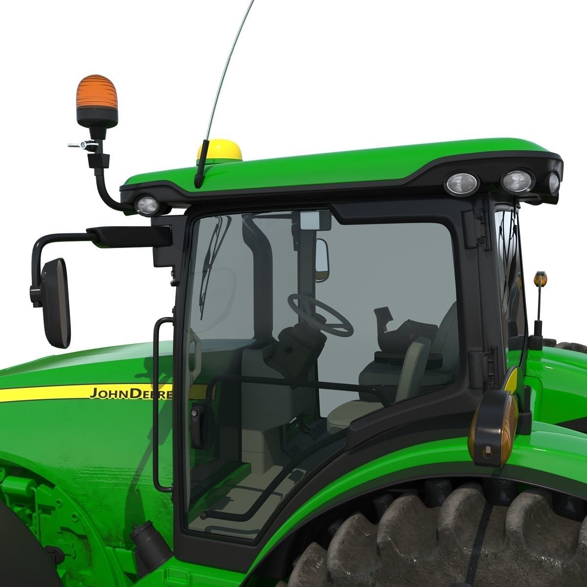 Tractor John Deere 8RT 3D model_7
