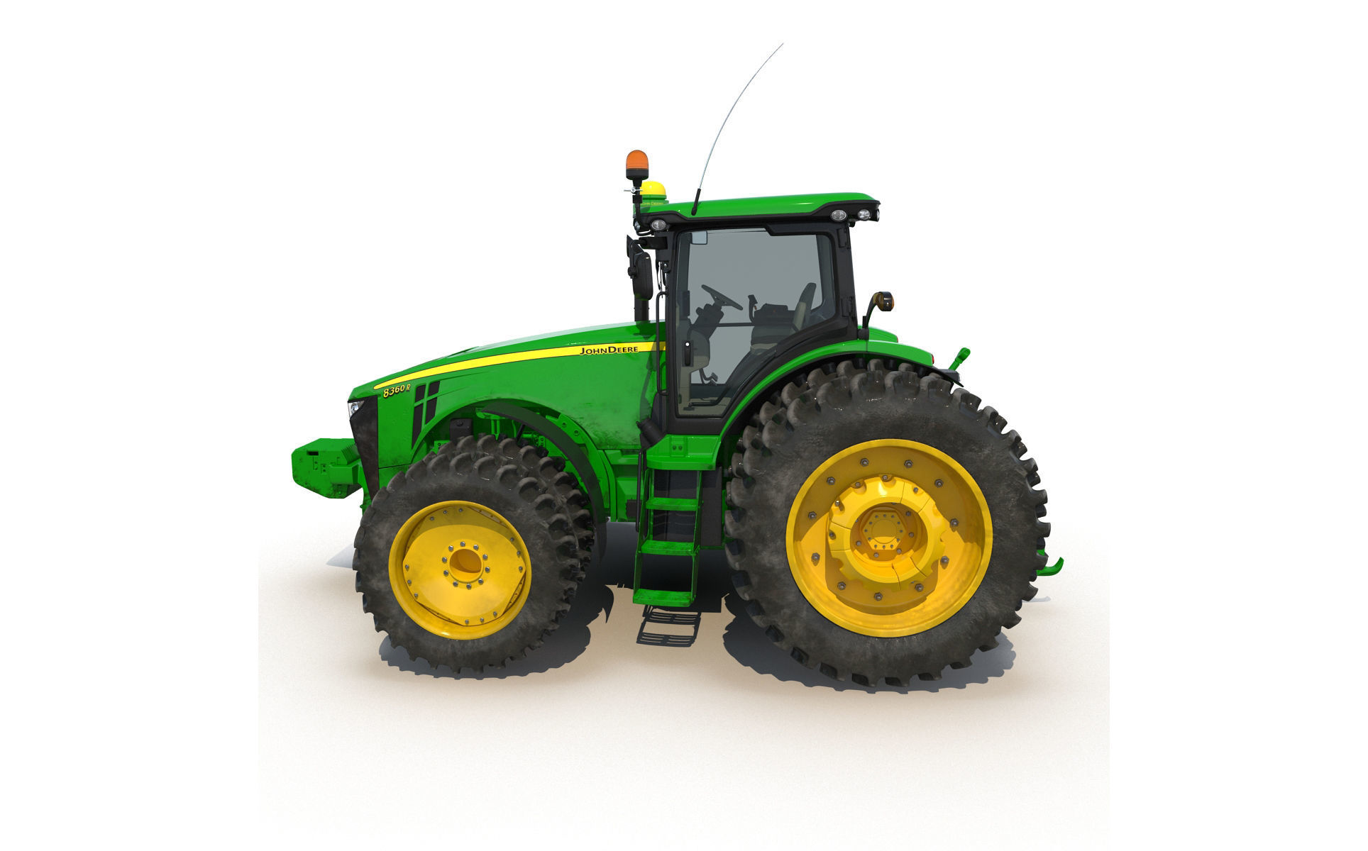 Tractor John Deere 8RT 3D model_1