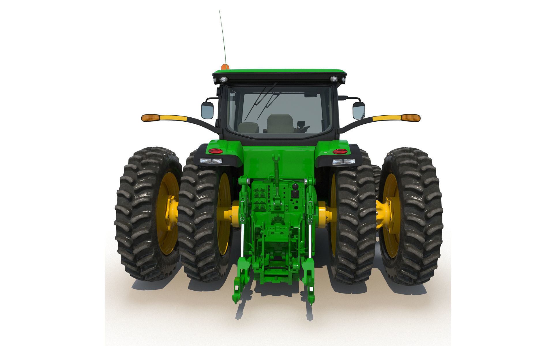 Tractor John Deere 8RT 3D model_2