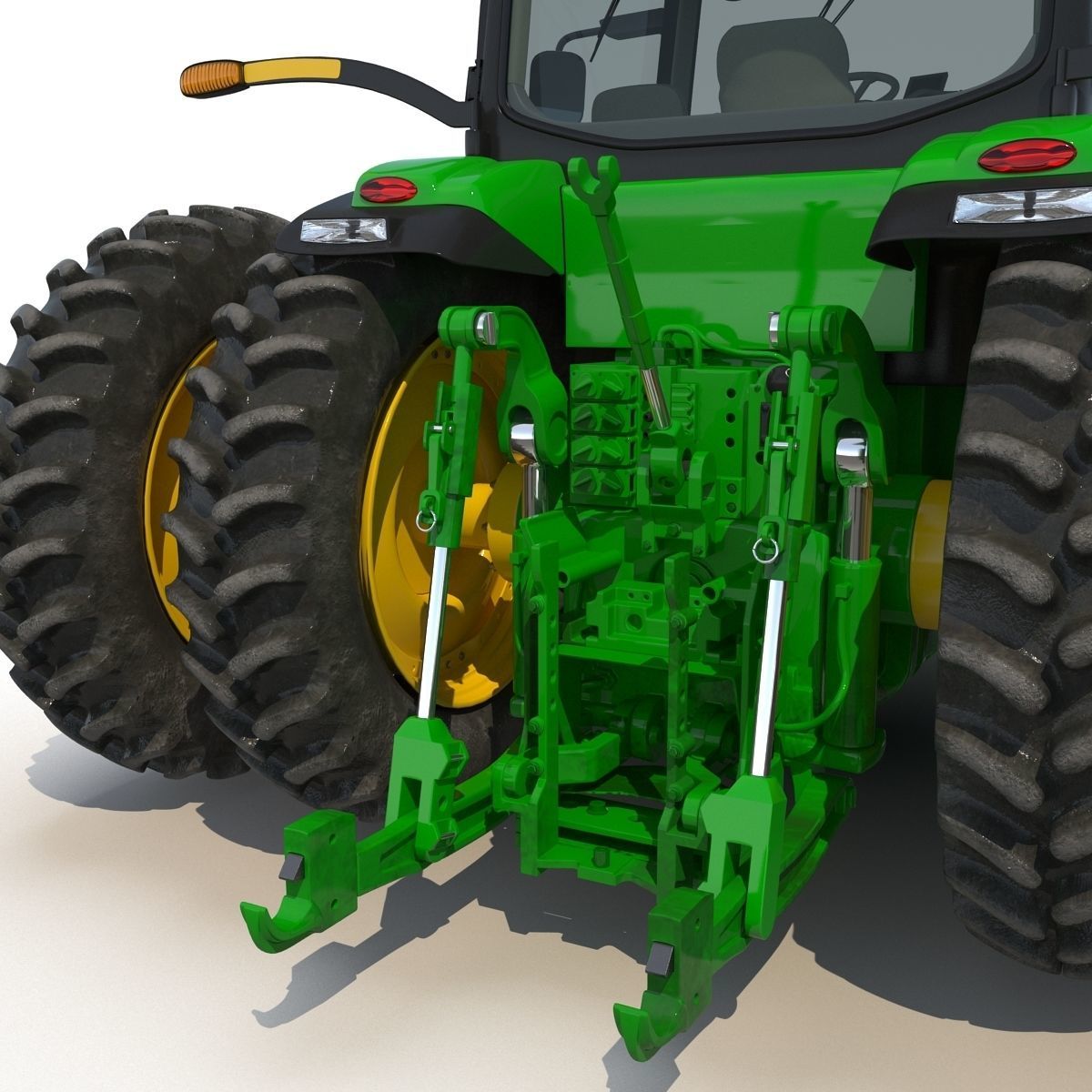 Tractor John Deere 8RT 3D model_8